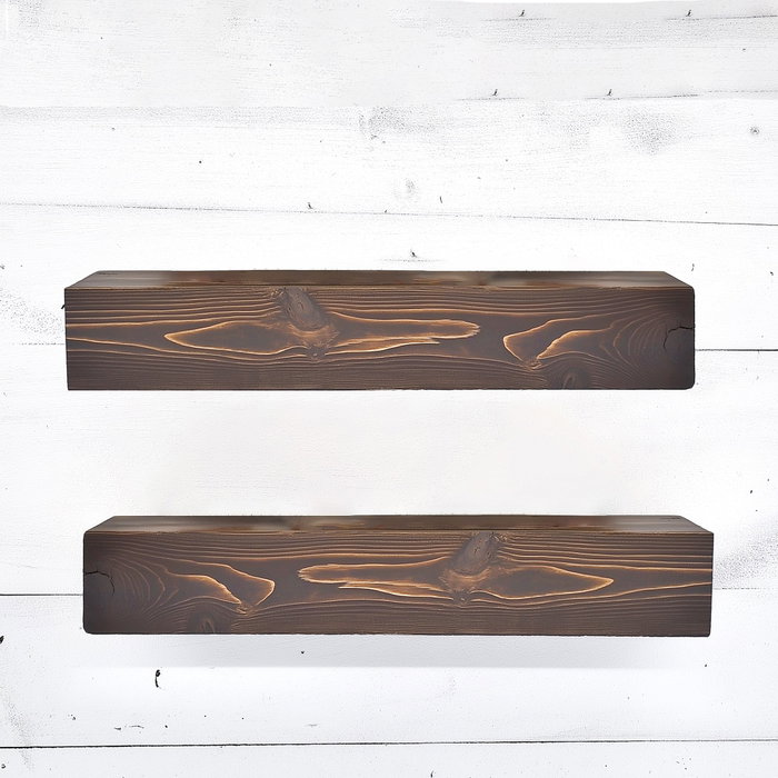 Hanah Home Raf272 Estantería de Pared Decorativa de Madera (2 Piezas) Hanah Home Raf272 Estantería de Pared Decorativa de Madera (2 Piezas)